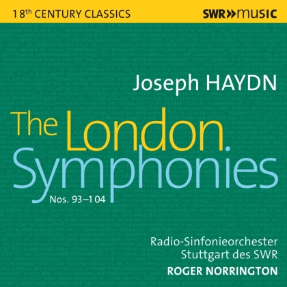 Sir Roger Norrington & Radio Sinfonieorchester Stuttgart des SWR - London Symphonies (4 CD)