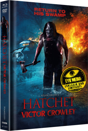 Hatchet 4 - Victor Crowley (2017) (Cover A, Limited Edition, Mediabook, Blu-ray + DVD)