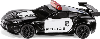 Chevrolet Corvette ZR1 Police - Siku Super, 81x36x23 mm, Metall,