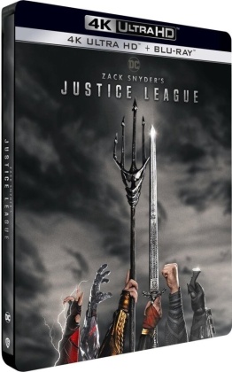 Zack Snyder's Justice League (2021) (Steelbook, 2 4K Ultra HDs + 2 Blu-rays)