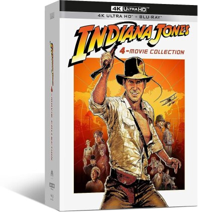 Indiana Jones (4-Movie Collection, 4 4K Ultra HDs + 5 Blu-ray)
