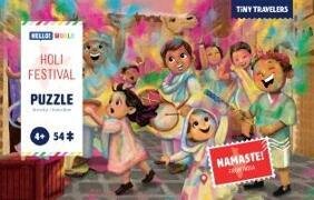 Tiny Travelers Puzzle - Holi Festival