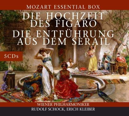 Wolfgang Amadeus Mozart (1756-1791), Carlos Kleiber, Rudolf Schock & Wiener Philharmoniker - Hochzeit Des Figaro - Entführung Aus Dem Serail (5 CDs)