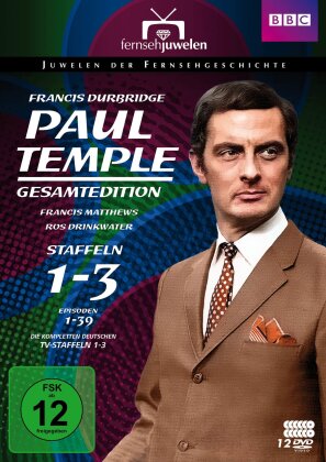 Paul Temple - Staffel 1-3 (Fernsehjuwelen, Gesamtedition, 12 DVDs)