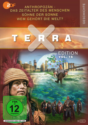 Terra X Edition - Vol. 16: Anthropozän - Das Zeitalter des Menschen / Söhne der Sonne / Wem gehört die Welt? (3 DVD)
