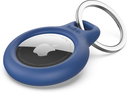 Belkin Secure Holder for Apple AirTag with Keyring - blue