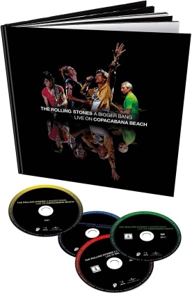 The Rolling Stones - A Bigger Bang - Live on Copacabana Beach (Earbook, Remixed, Limited Deluxe Edition, Remastered, Restaurierte Fassung, 2 DVDs + 2 CDs)