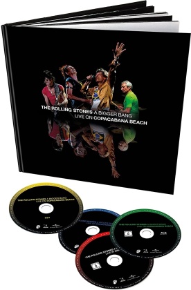 The Rolling Stones - A Bigger Bang - Live on Copacabana Beach (Earbook, Remixed, Édition Deluxe Limitée, Version Remasterisée, Version Restaurée, 2 Blu-ray + 2 CD)