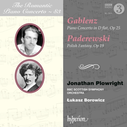 Jerzy Gablenz (1888-1937), Ignacy Jan Paderewski (1860-1941), Lukasz Borowicz, Jonathan Plowright & BBC Scottish Symphony Ochestra - Romantic Piano Concerto - 83