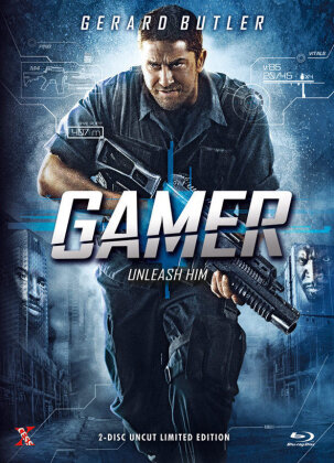 Gamer (2009) (Cover A, Édition Limitée, Mediabook, Uncut, Blu-ray + DVD)