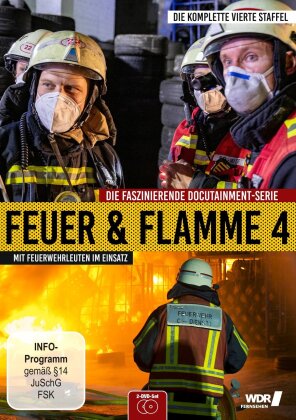 Feuer und Flamme - Mit Feuerwehrmännern im Einsatz - Staffel 4 (2 DVDs)