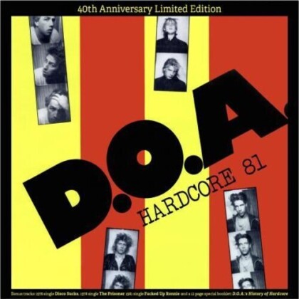 D.O.A. - Hardcore 81 (2021 Reissue, Colored, LP)