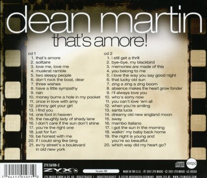 Dean Martin - That's Amore (Zyx, 2 CDs)