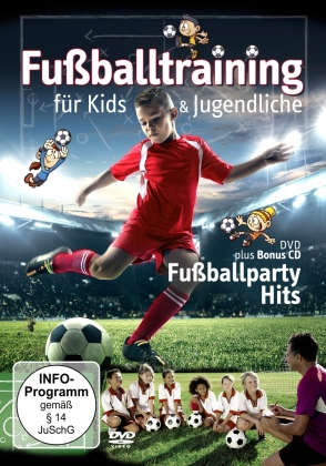 Training-Fussballparty Hits - Fußballtraining für Kids & Jugendliche (DVD + CD)