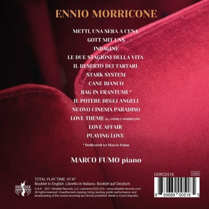 Marco Fumo - Il Mio Morricone - A Tribute To A Friend