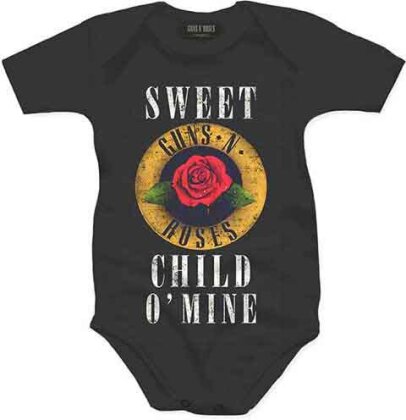 Guns N' Roses Kids Baby Grow - Child O' Mine Rose