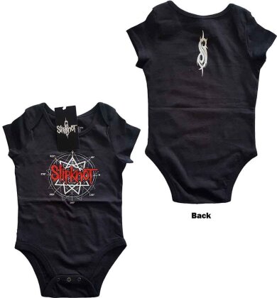 Slipknot Kids Baby Grow - Star Logo (Back Print)