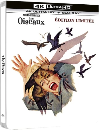 Les oiseaux - The Birds (1963) (Édition Limitée, Steelbook, 4K Ultra HD + Blu-ray)
