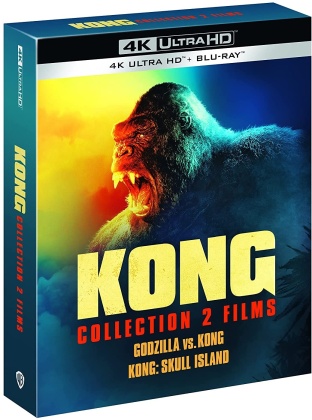 Godzilla vs. Kong (2021) / Kong: Skull Island (2017) (2 4K Ultra HDs + 2 Blu-rays)