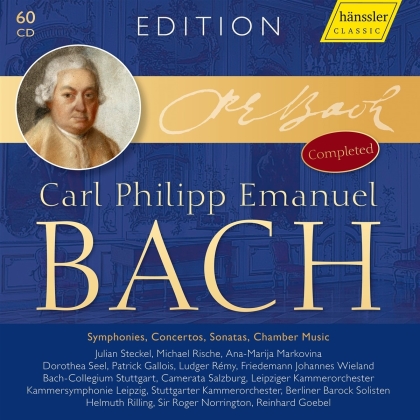 Carl Philipp Emanuel Bach (1714-1788) - Carl Philipp Emanuel Bach Edition - Completed - Symphonies, Concertos, Sonatas, Chamber Music (60 CDs)