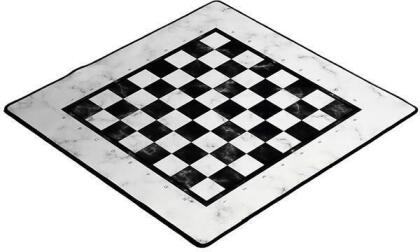 Spielmatte Schach Marmor weiss 40x40cm (Spiel-Zubehör)