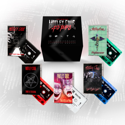 Mötley Crüe - Cassette Box (5 Audio cassettes)