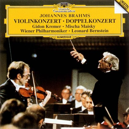 Johannes Brahms (1833-1897), Leonard Bernstein (1918-1990), Gidon Kremer, Mischa Maisky & Wiener Philharmoniker - Brahms: Violin Concertos Opp 77 & 102 (Japan Edition)