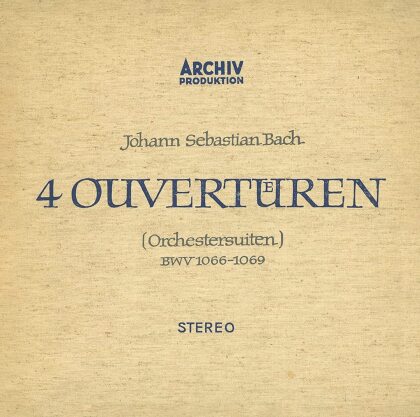 Johann Sebastian Bach (1685-1750), Karl Richter & Münchener Bach Orchester - 4 Orchestral Suites (Japan Edition)