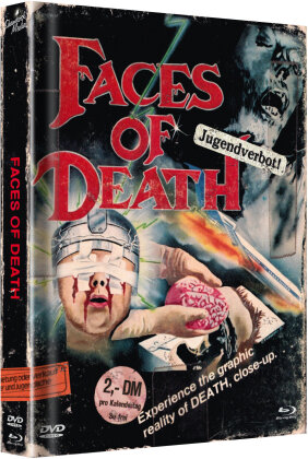 Faces of Death (1978) (Cover E, Edizione Limitata, Mediabook, Uncut, Blu-ray + DVD)