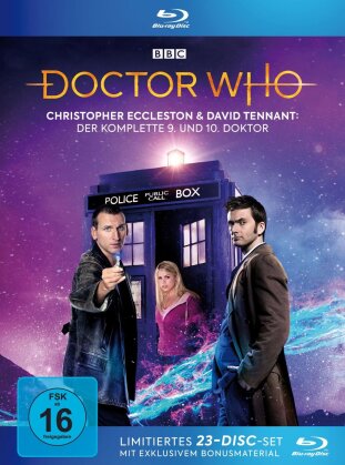 Doctor Who - Die Christopher Eccleston und David Tennant Jahre: Der komplette 9. und 10. Doktor (Limited Edition, 21 Blu-rays)