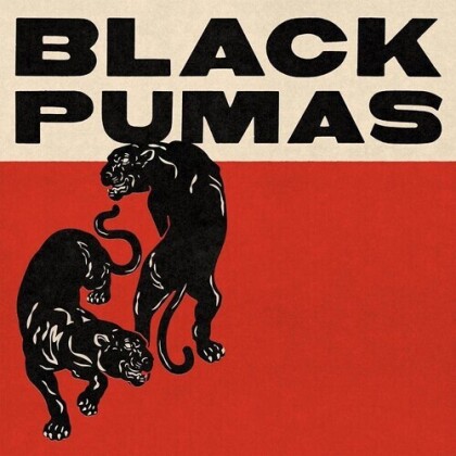 Black Pumas - --- (2021 Reissue, 9 Bonustracks, Deluxe Edition, Black & Red Vinyl, LP)