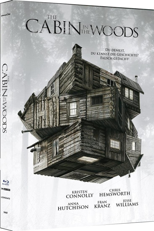 The Cabin in the Woods (2012) (Cover C, Limited Edition, Mediabook, 4K Ultra HD + Blu-ray)