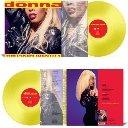 Donna Summer - Mistaken Identity (2021 Reissue, Driven by the Music, Translucent Yellow Vinyl, LP)