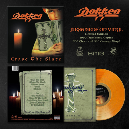 Dokken - Erase The Slate (2021 Reissue, Orange Vinyl, LP)