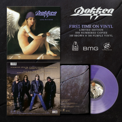 Dokken - Long Way Home (2021 Reissue, Purple Vinyl, LP)