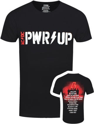 AC/DC: PWRUP Tracklist - Men's T-Shirt