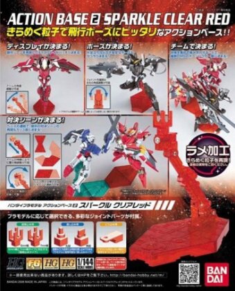 Support - Sparkle Clear Red - Action Base 2