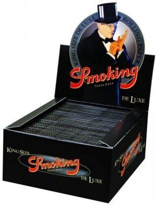 Smoking Deluxe black Kingsize Box - 50 Pack