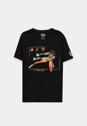 Overwatch - Tracer Pew Pew Pew! - Men's Short Sleeved T-shirt - Taglia XL