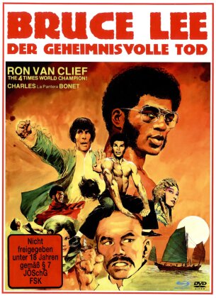 Bruce Lee - Der geheimnisvolle Tod (1993) (Cover A, Limited Edition, Mediabook, Remastered, Uncut, Blu-ray + DVD)
