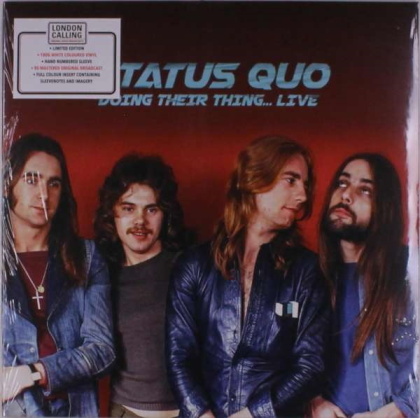 Status Quo - DOING THEIR THING? LIVE (White Vinyl, LP)