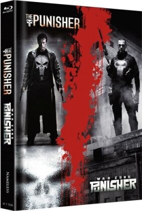The Punisher (2004) / The Punisher: War Zone (2008) (Extended Edition, Limited Edition, Mediabook, 2 Blu-rays)