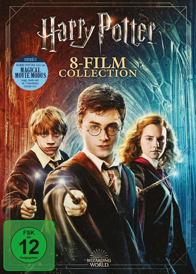 Harry Potter 1-7 - Complete Collection - Magical Movie Mode (Jubiläumsedition, 9 DVDs)