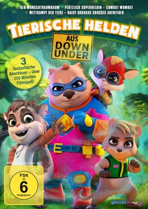 Tierische Helden aus Down Under - Der Wunschtraumbaum / Plötzlich Superheldin - Combat Wombat / Wettkampf der Tiere - Daisy Quokkas grosses Abenteuer (3 DVDs)