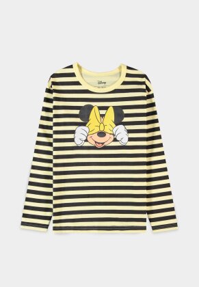 Disney - Minnie Mouse - Girls Striped Crew Sweater