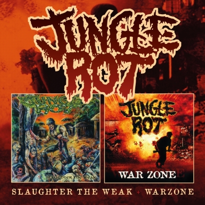 Jungle Rot - Slaughter The Weak / Warzone (2021 Reissue, Back On Black, 2 CDs)