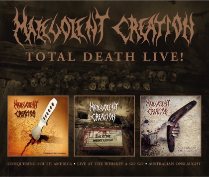 Malevolent Creation - Total Live Death! (2021 Reissue, Back On Black, 3 CDs)