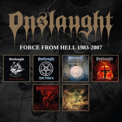 Onslaught - Force From Hell 1983 -2007 (2021 Reissue, Back On Black, 6 CDs)