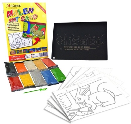 Kinder-Sand-Bilder - Haustier A5 Set