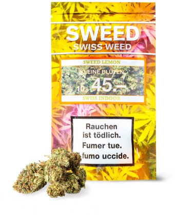 Sweed Lemon (kleine Blüten 10g) - Indoor (CBD: <20% THC: <0.9%)